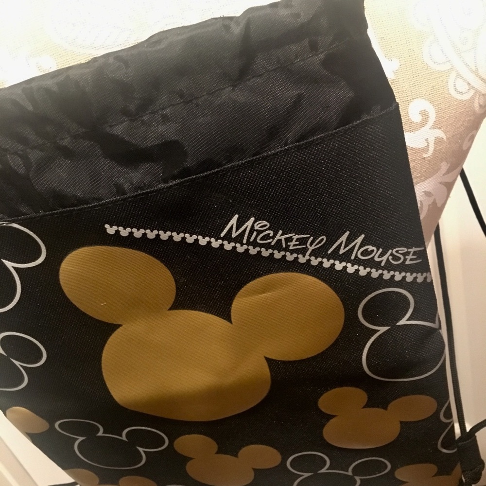Mickey Mouse Nylon Drawstring Backpack - image 2